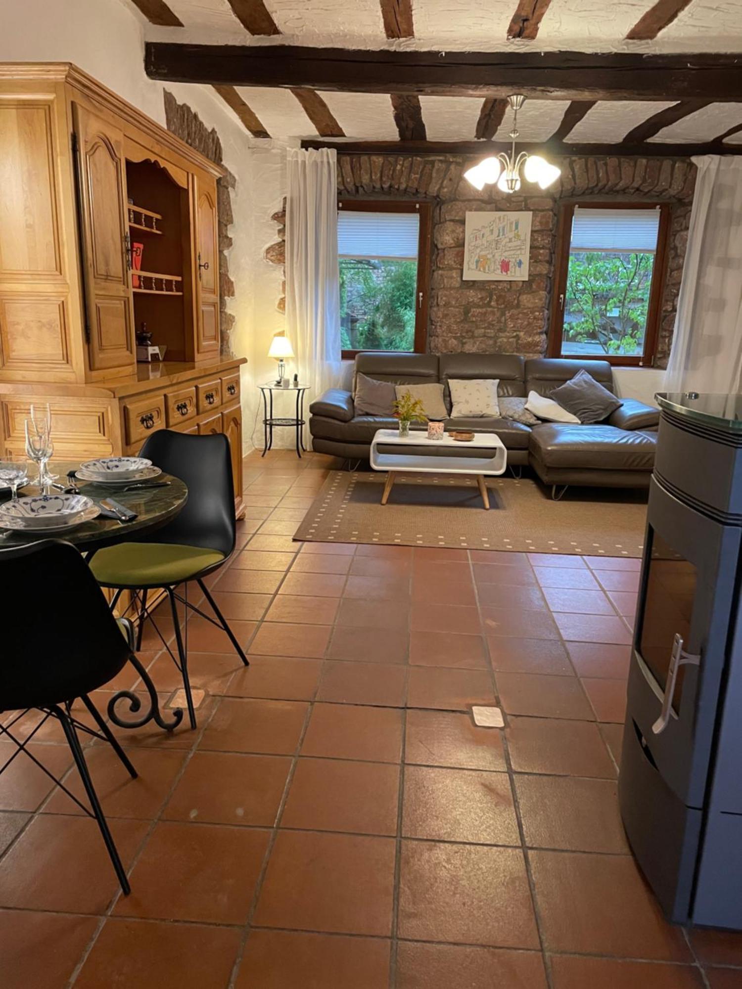 "El Patio" Am Donnersberg Apartment Dannenfels Luaran gambar