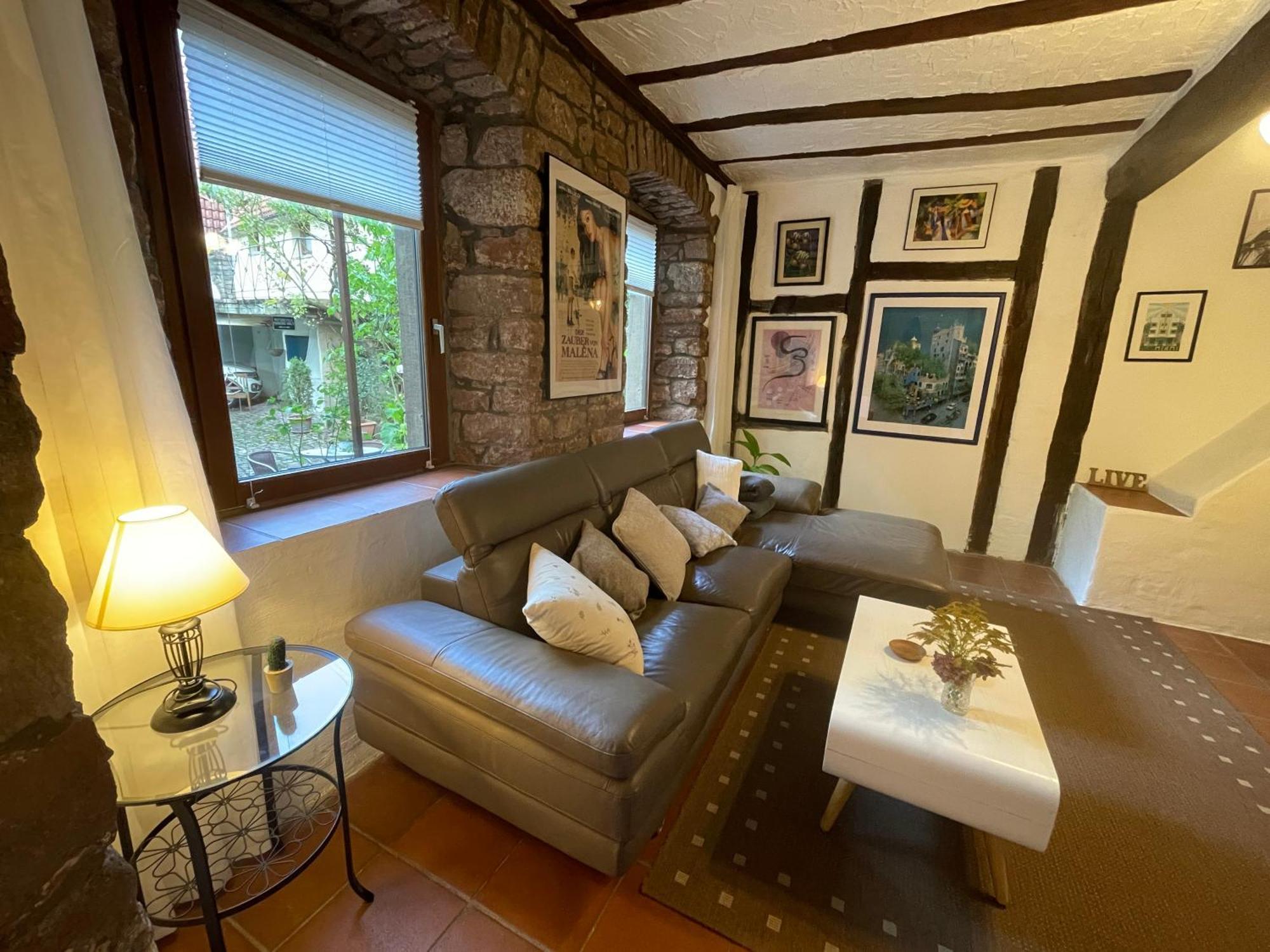 "El Patio" Am Donnersberg Apartment Dannenfels Luaran gambar